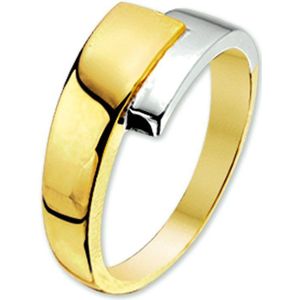 Ring - Bicolor - 14K Goud - Geel/Wit