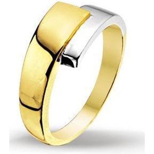 Ring - Bicolor - 14K Goud - Geel/Wit