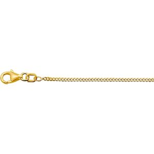 The Jewelry Collection 9 Krt. Ketting Gourmet 1,4 mm - 9 Karaats Geel