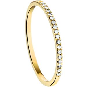 ring diamant 0.09ct h si 14K geelgoud 4016077