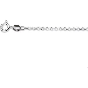 collier jasseron 2,0 mm zilver wit 1018117