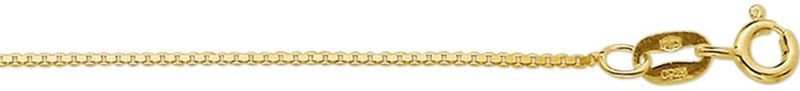 14K Geelgoud - Venetiaans Collier - 0,6 mm - Schakelbreedte 0,6 mm
