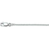 Collier - Anker Rond - Zilver Wit - Schakelbreedte 1,4 mm
