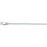 Collier - Anker Rond - Zilver Wit - Schakelbreedte 1,4 mm