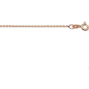 collier anker gediamanteerd 1,1 mm 14K roségoud 4400397