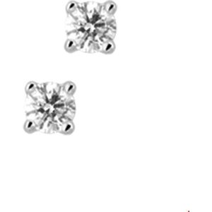 oorknoppen diamant h p1 14K witgoud 4103493