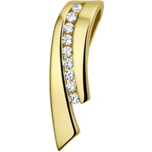 Hanger - Geelgoud - 14K - Zirkonia - 4017039