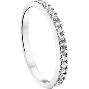 The Jewelry Collection Ring Zirkonia - Zilver