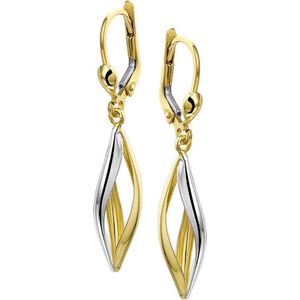Oorhangers - Bicolor - Gestift - 14K Geelgoud - 4017096