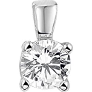 The Jewelry Collection Hanger Zirkonia - Zilver