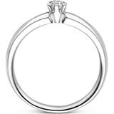 Ring - Diamant 0.10ct H Si - 14K Witgoud - Gepolijst
