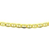 Anker - Ketting - Geelgoud - Zilvergoud - Gepolijst