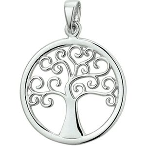 hanger levensboom zilver gerhodineerd 1323653
