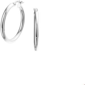 oorringen ronde buis 2,5 mm 14K witgoud 4104147