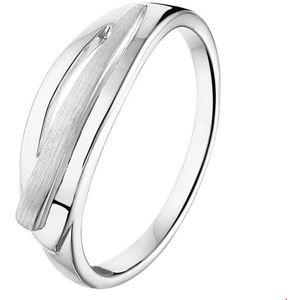 The Jewelry Collection Ring Poli/mat - Zilver