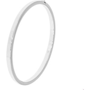 Huiscollectie Bangle Zilver Scharnier Vlakke Buis 4 X 56 mm
