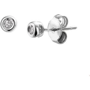TFT Oorknoppen Diamant 0.04ct (2x0.02ct) H SI Witgoud Glanzend