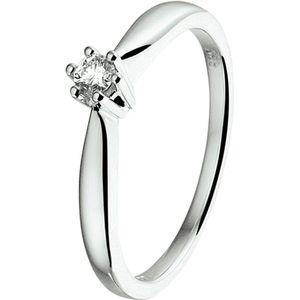 Ring - Diamant 0.08ct H SI - 14K Witgoud - 4104422
