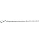 Armband - Zilver - Gerhodineerd - 2,2 mm - Stevige Karabijnsluiting