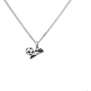 collier voetbalschoen 1,4mm 36 + 4cm zilver gerhodineerd 1326102