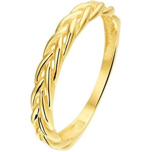 ring gevlochten 14K geelgoud 4019221