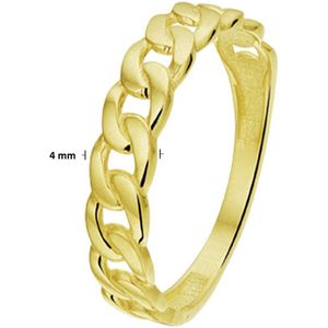 ring schakel 14K geelgoud 4019225