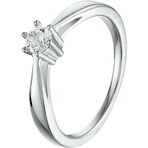ring zirkonia zilver gerhodineerd 1326638