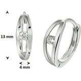 Klapoorringen Zirkonia