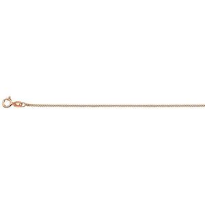 collier gourmette 1,0 mm 14K roségoud 4400817