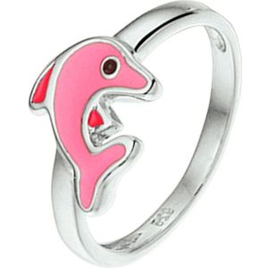 ring dolfijn zilver gerhodineerd 1327170
