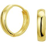 TFT - Klapoorring - Geelgoud Glanzend - 14 x 3,4 mm