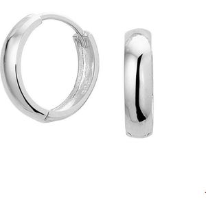 klapoorringen 14K witgoud 4104701