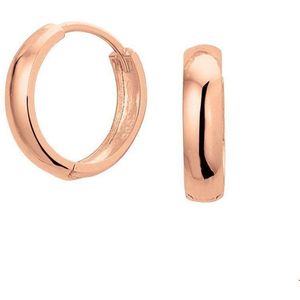 Klapoorringen - 14K Roségoud - 4400905 - Klassieke Creolen