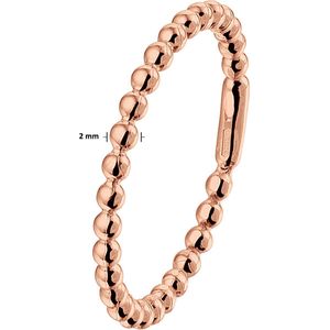 aanschuifring bolletjes 14K roségoud 4400917