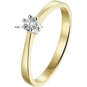 Ring Diamant 0.10ct H Si