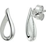 TFT - Oorknoppen - Zilver Gerhodineerd - Mat Glanzend - 14.5 mm x 6.5 mm