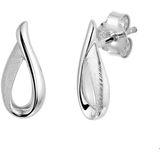 TFT - Oorknoppen - Zilver Gerhodineerd - Mat Glanzend - 14.5 mm x 6.5 mm