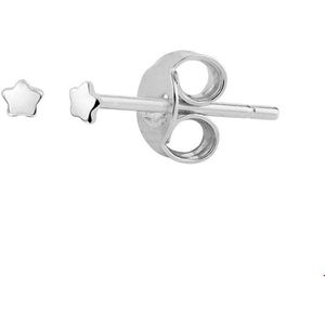 Oorstekers - Zilver - Gerhodineerd - Mini Ster