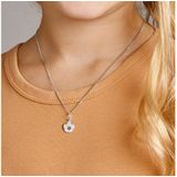 Hanger - Zilver - Voetbal - 10 mm - Met Stevig Hangoog