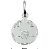 Hanger - Zilver - Voetbal - 10 mm - Met Stevig Hangoog