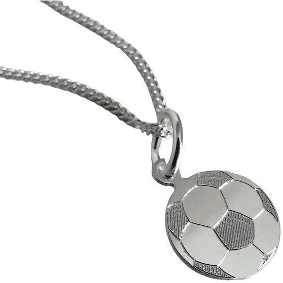 Hanger - Zilver - Voetbal - 10 mm - Met Stevig Hangoog