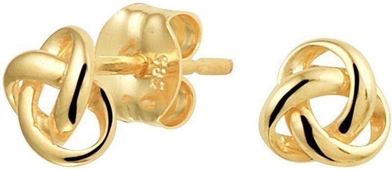 Oorknopjes - Geelgoud - Knoop - 14K