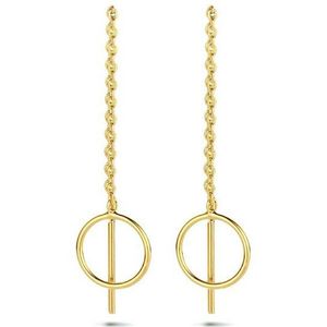 doortrekoorbellen ring 14K geelgoud 4020133