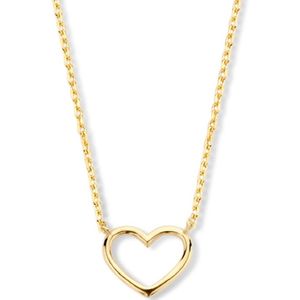 Collier - 14K Geelgoud - Hart - 40 - 42 - 44 cm
