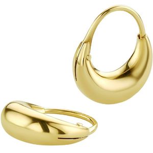 Oorringen - Geelgouden - 14mm - Sieraden - Gepolijst