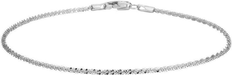 Huiscollectie Armband Witgoud Getordeerd 1,4 mm 18 cm