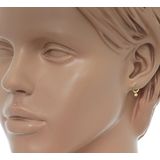 Marie Celeste oorringen met hangers zirkonia - 11 mm - Goud
