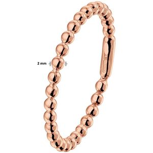 aanschuifring bolletjes 14K roségoud 4401042