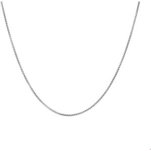 collier venetiaans bol 0,8 mm zilver gerhodineerd 1329030