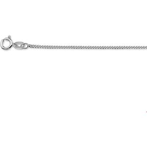 collier gourmette 4-zijdes geslepen 1,2 mm 41 - 43 - 45 cm 14K witgoud 4104911